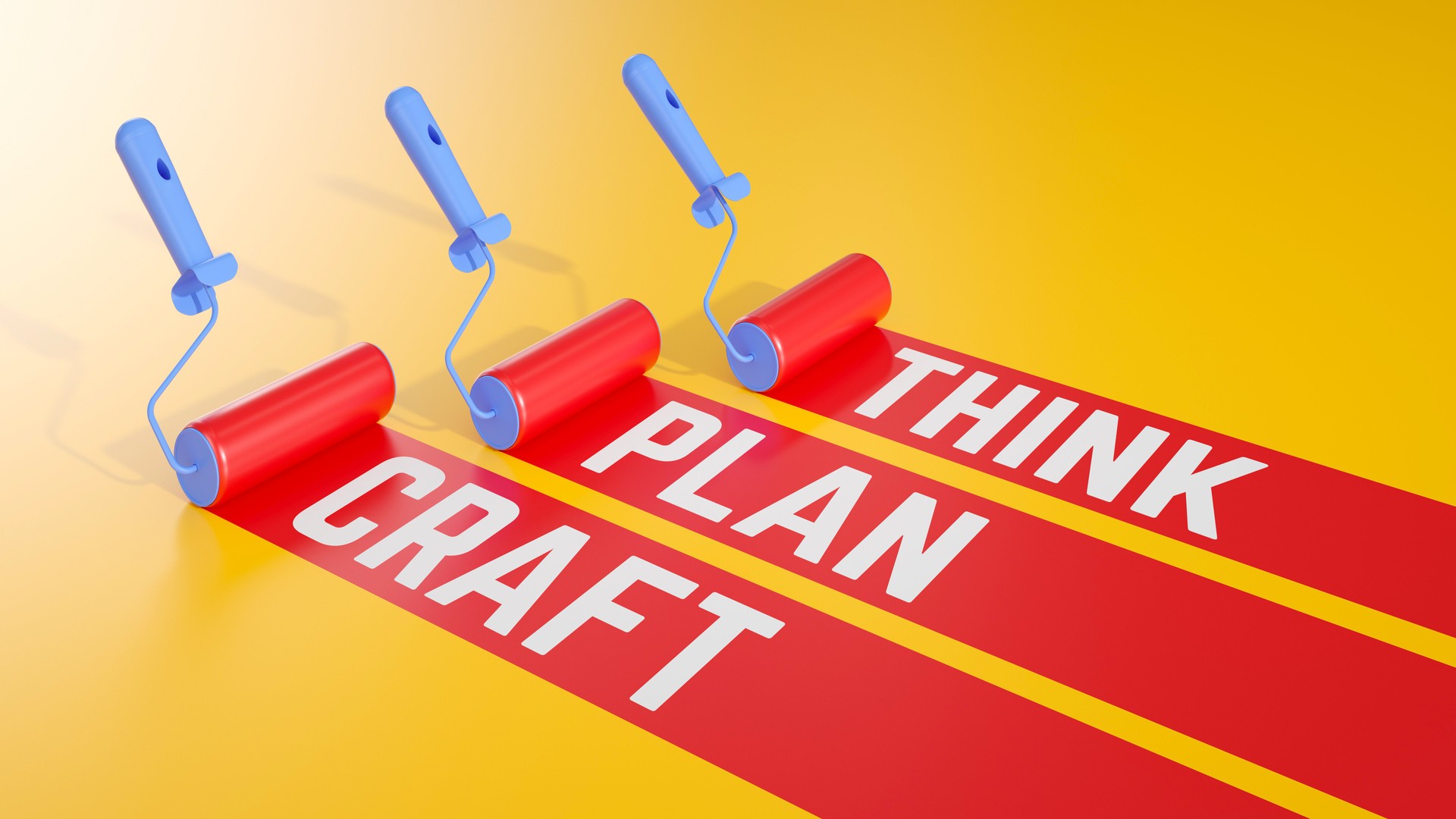 Yellow Background Creativity Strategy Concept